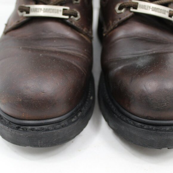 Harley Davidson Brown Leather Riding Boots Stock #91006 Size 8 US - Picture 2 of 13